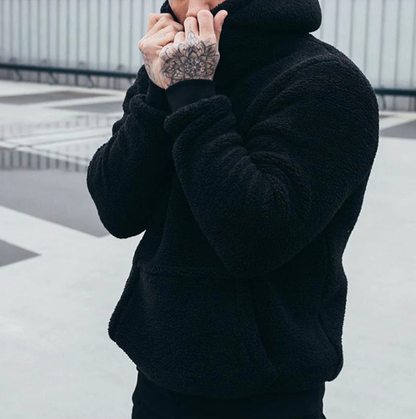 Kapuzenpullover für Herren – Weicher Fleece Hoodie mit Kängurutasche