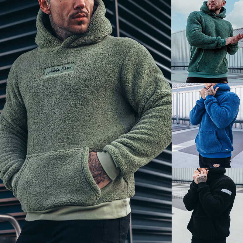 Kapuzenpullover für Herren – Weicher Fleece Hoodie mit Kängurutasche