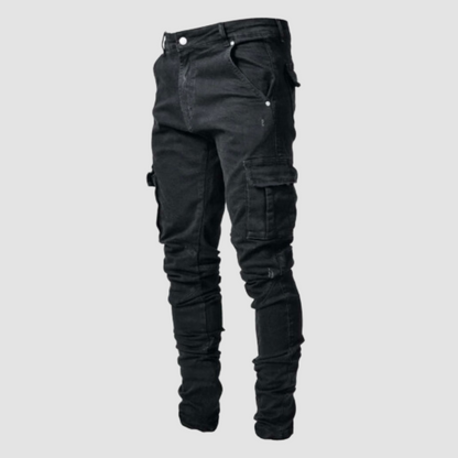 Schlanke Cargo Hose mit modernem Schnitt für urbane Outfits