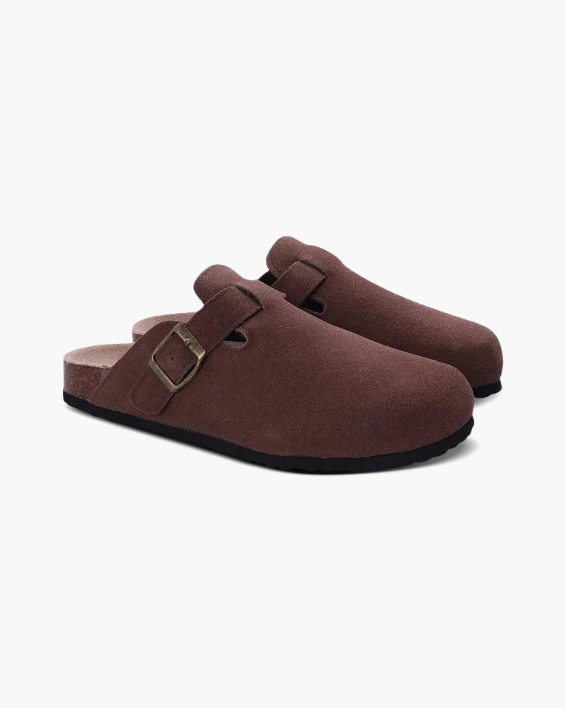 Luke | Bequemer Herren-Clog aus Wildleder mit ergonomischem Fußbett