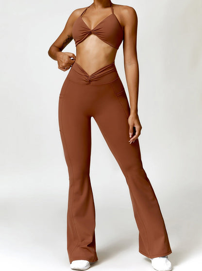 Serafina | High-Waist Schlagleggings mit figurformendem Schnitt