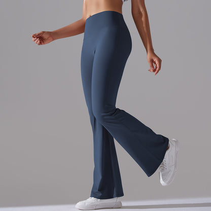 Figurbetonte Flared Fitnesshose mit Hohem Bund – Formende Sportleggings für Training und Alltag