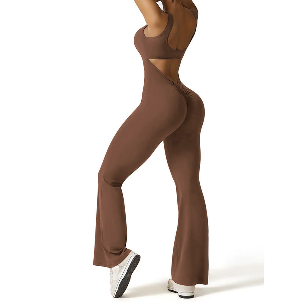 Sienna | Rückenfreier Flare-Jumpsuit