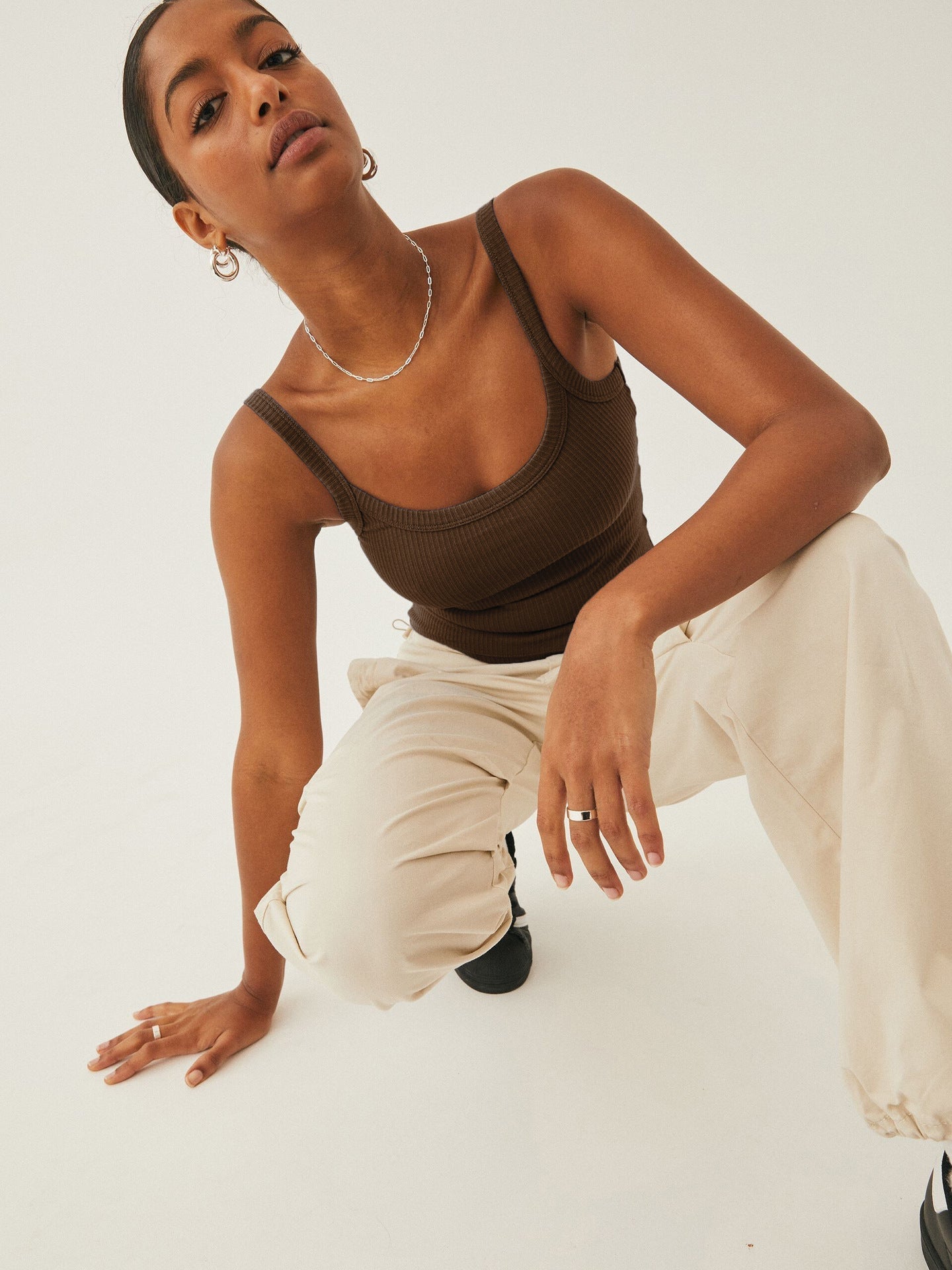 Philine | Ärmelloses Crop-Camisole für Frauen