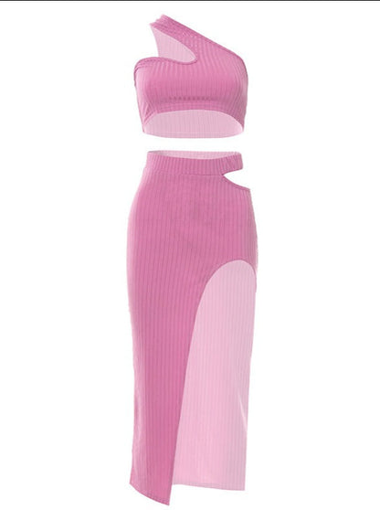 Sibylle | Zweiteiliges Set mit Off-Shoulder-Top