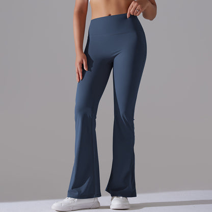 Figurbetonte Flared Fitnesshose mit Hohem Bund – Formende Sportleggings für Training und Alltag