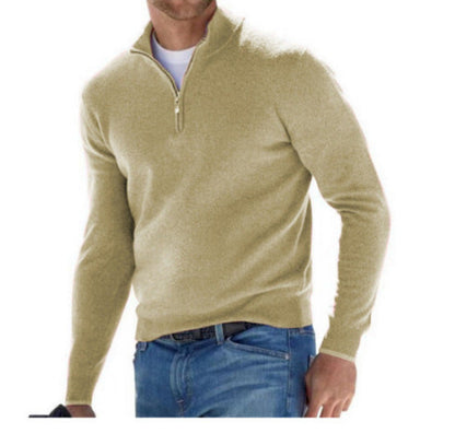 Herren Pullover mit halbem Reißverschluss – Stilvoller Freizeit- und Business-Look