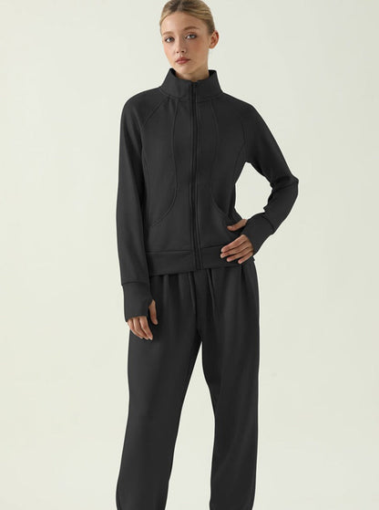 Mira | Sportliche Zip-Jacke mit Stehkragen