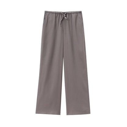 Elegantes Zweiteiler Set mit Bindegürtel und weiter Hose – Moderner Alltagsstil