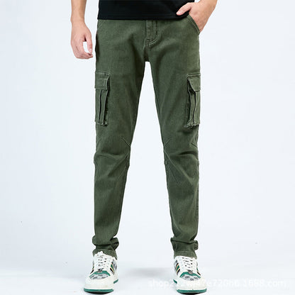 Schlanke Cargo Hose mit modernem Schnitt für urbane Outfits