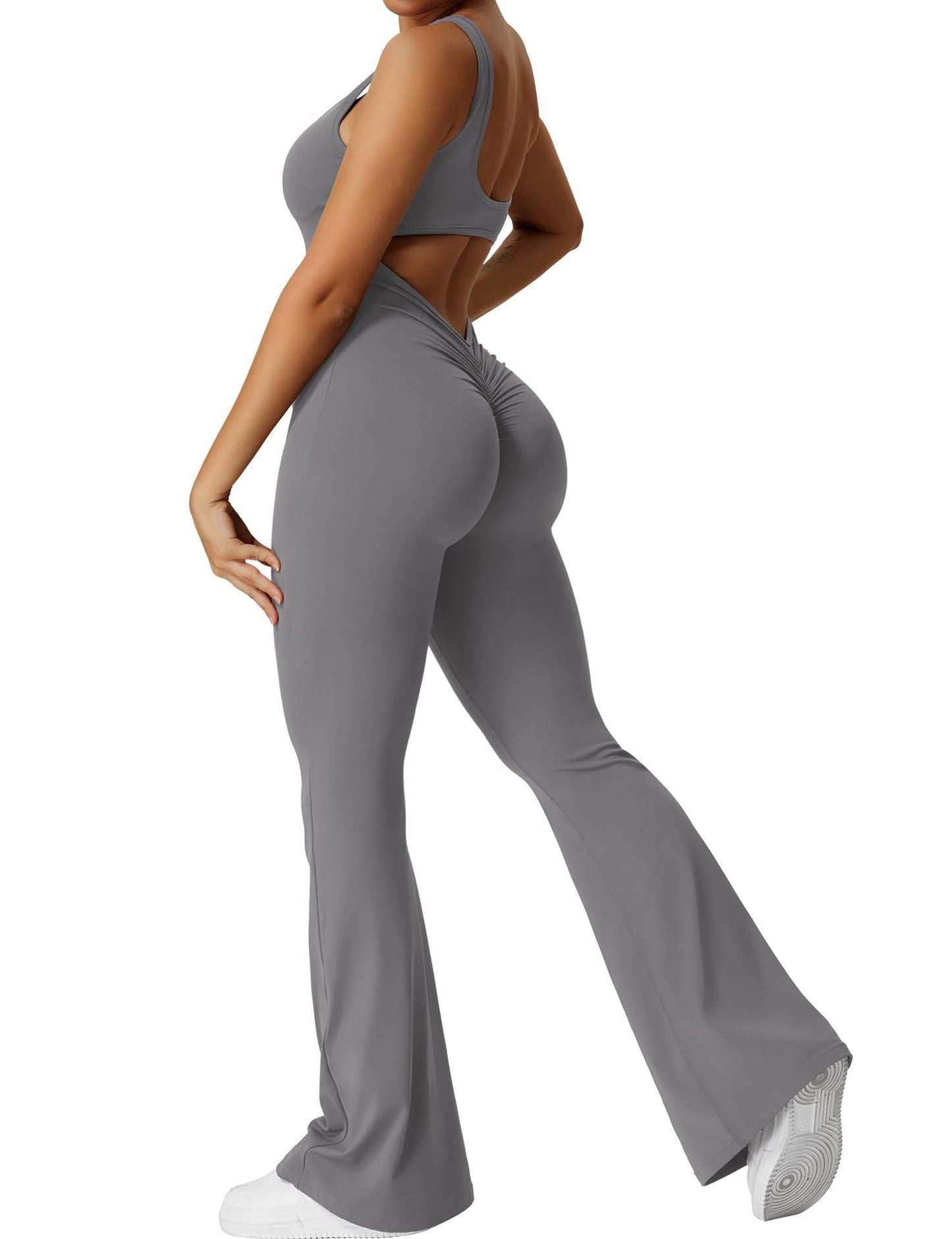 Sienna | Rückenfreier Flare-Jumpsuit