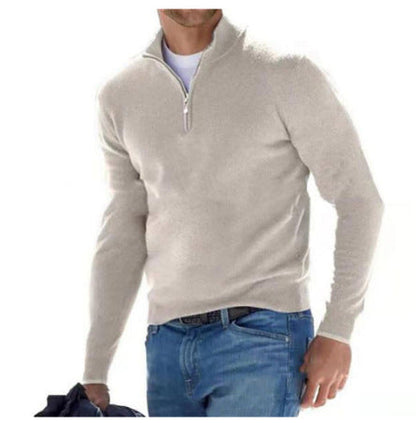 Herren Pullover mit halbem Reißverschluss – Stilvoller Freizeit- und Business-Look