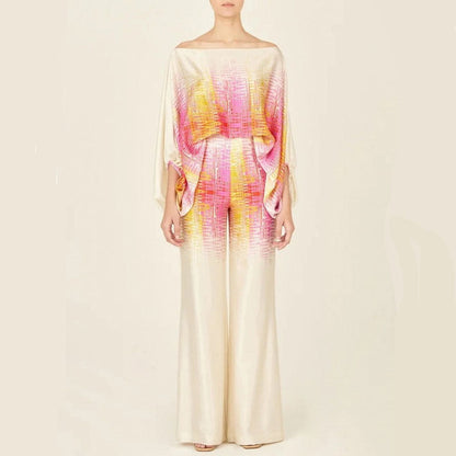 Johanna | Stilvolles Damen Satin-Set im eleganten Design