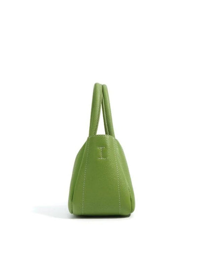 Beatrix | Stilvolle grüne Leder-Tasche mit minimalistischem Design