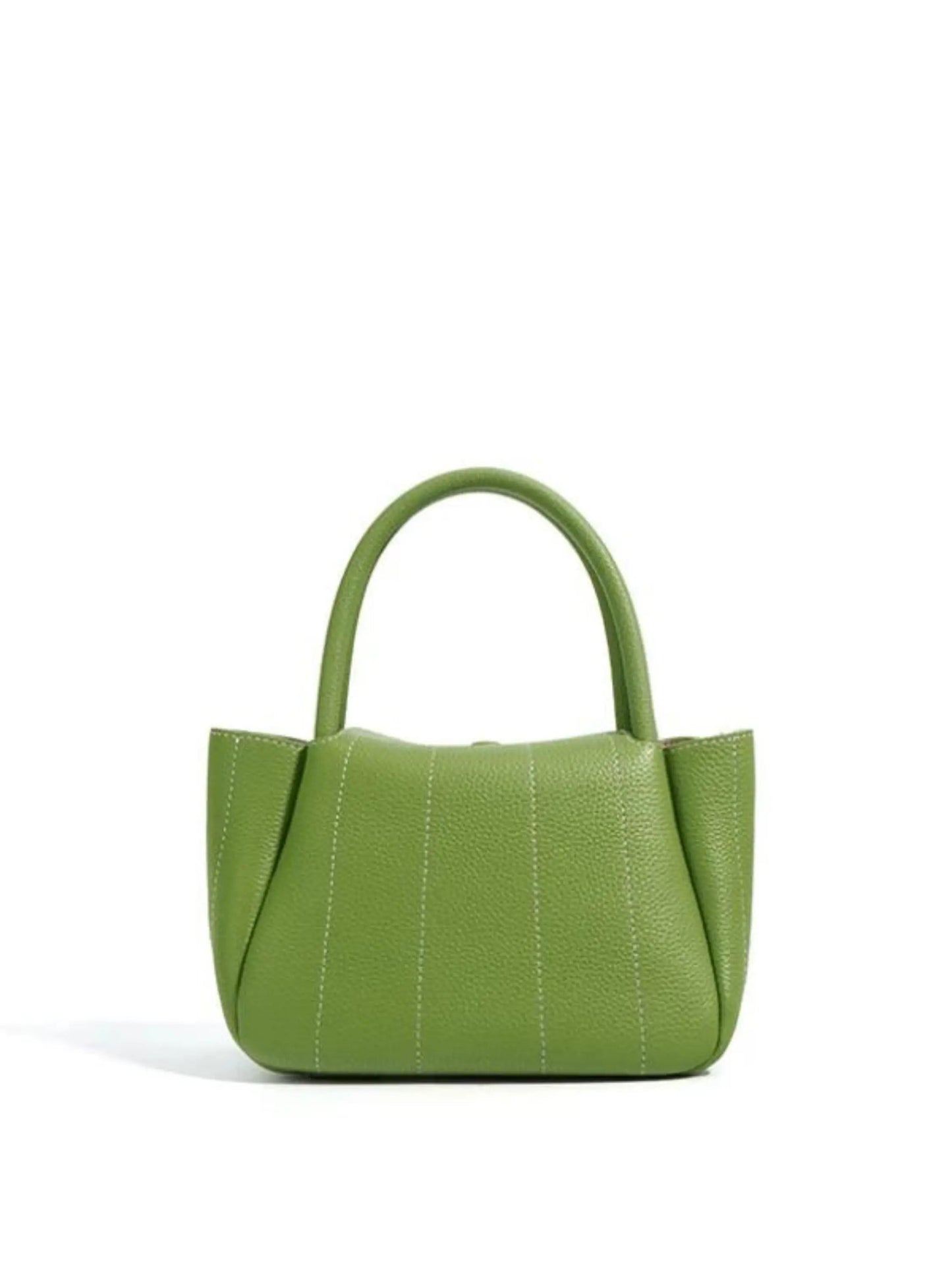 Beatrix | Stilvolle grüne Leder-Tasche mit minimalistischem Design
