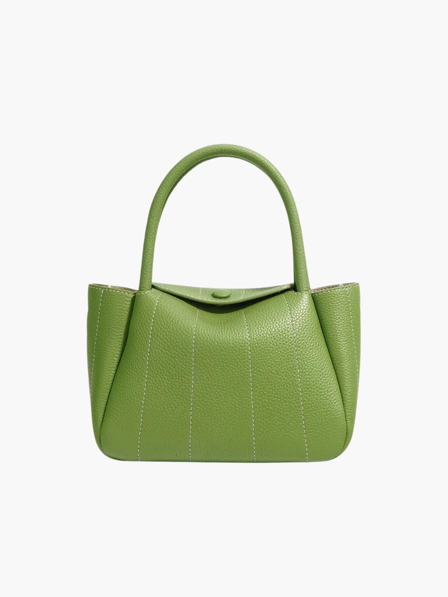 Beatrix | Stilvolle grüne Leder-Tasche mit minimalistischem Design