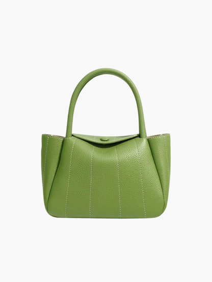 Beatrix | Stilvolle grüne Leder-Tasche mit minimalistischem Design
