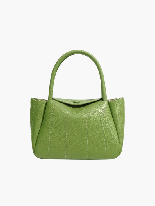 Beatrix | Stilvolle grüne Leder-Tasche mit minimalistischem Design