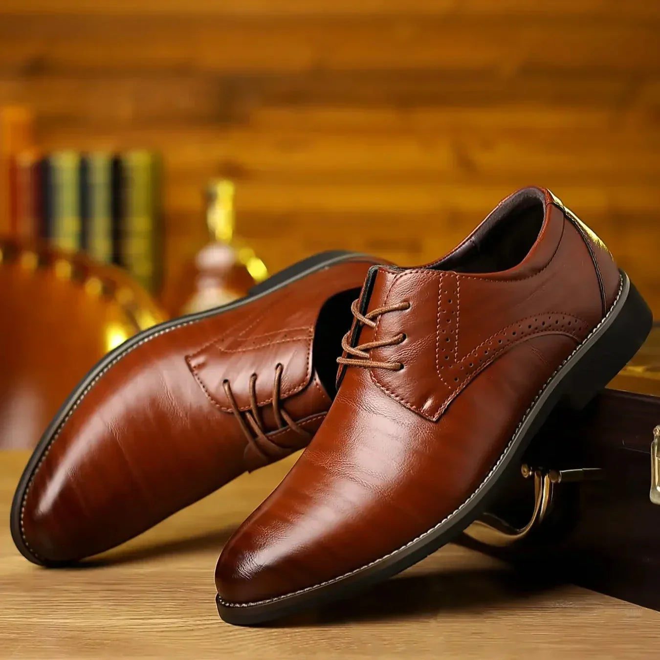 Eleganter Business Schnürschuh für Herren – Stilvoller Komfort für Büro & Freizeit