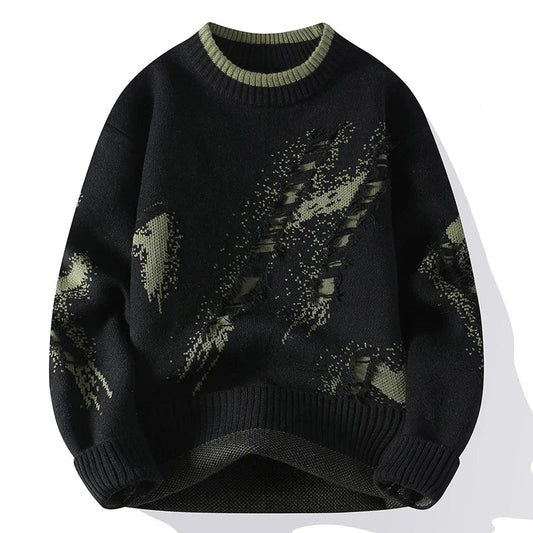 Raphael | Moderner Distressed-Look Pullover für Herren