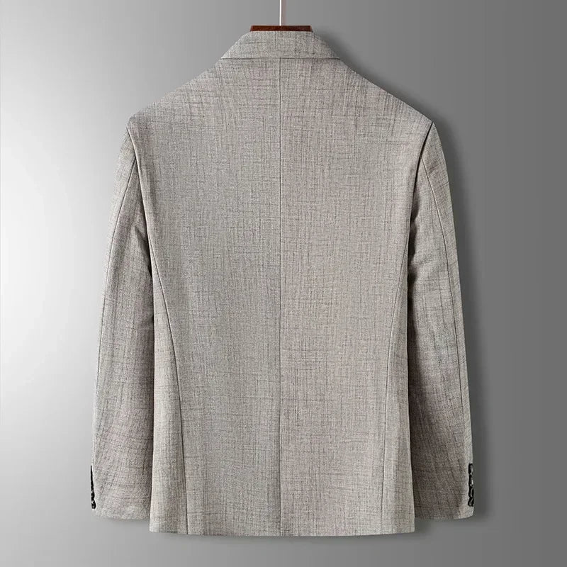 Valerio | Eleganter Herrenblazer in Blau, Grau und Beige