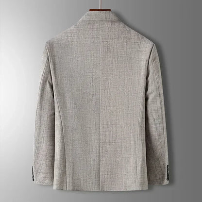 Valerio | Eleganter Herrenblazer in Blau, Grau und Beige