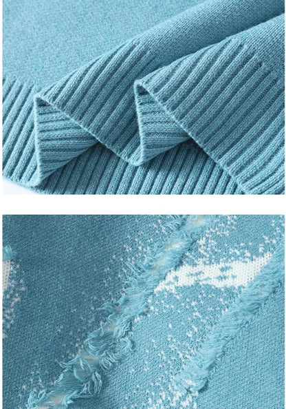 Raphael | Moderner Distressed-Look Pullover für Herren