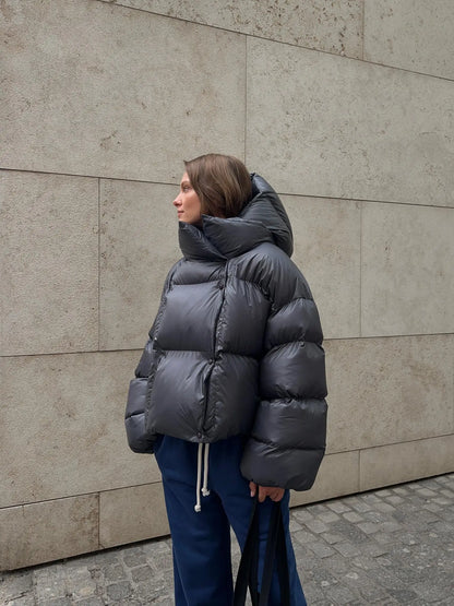 Estelle | Modische Steppjacke in Anthrazit