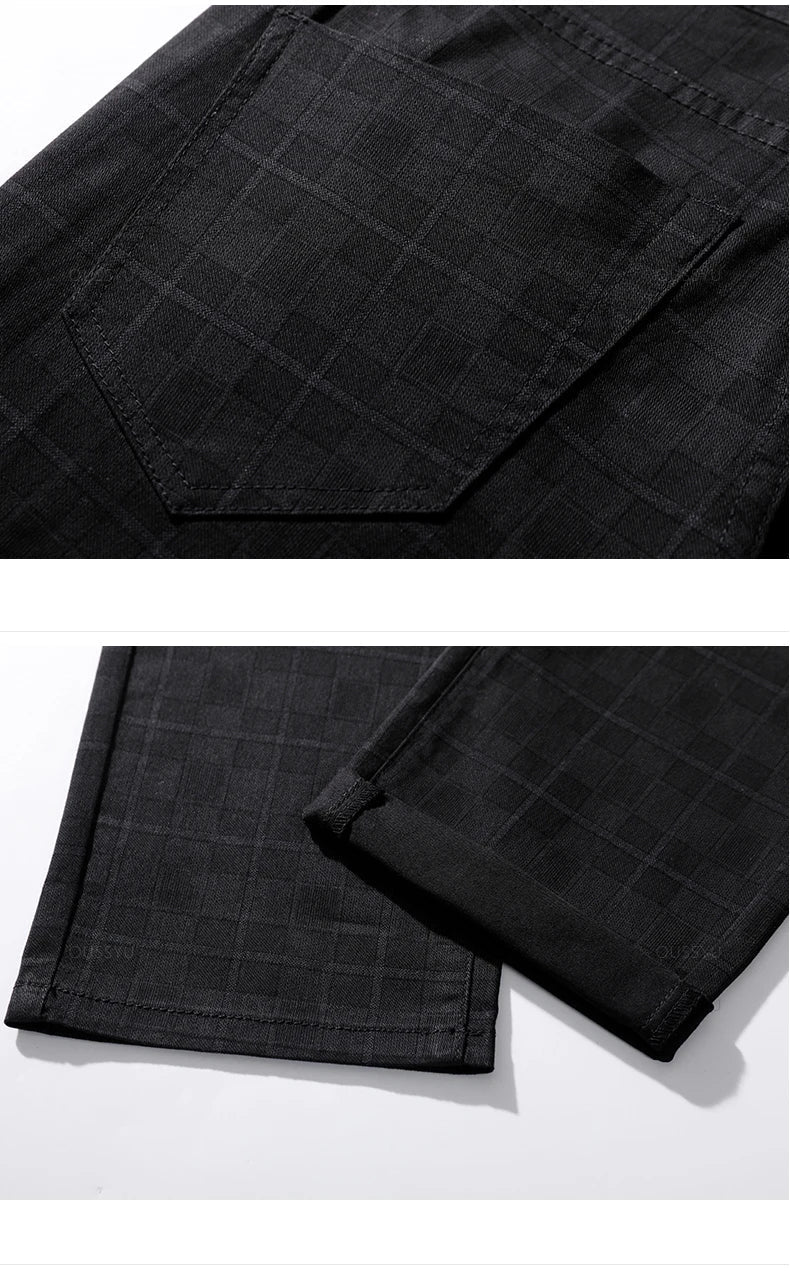 Patrick | Trendy Kariertes Slim Fit Hosen für Herren Freizeit & Stylisch