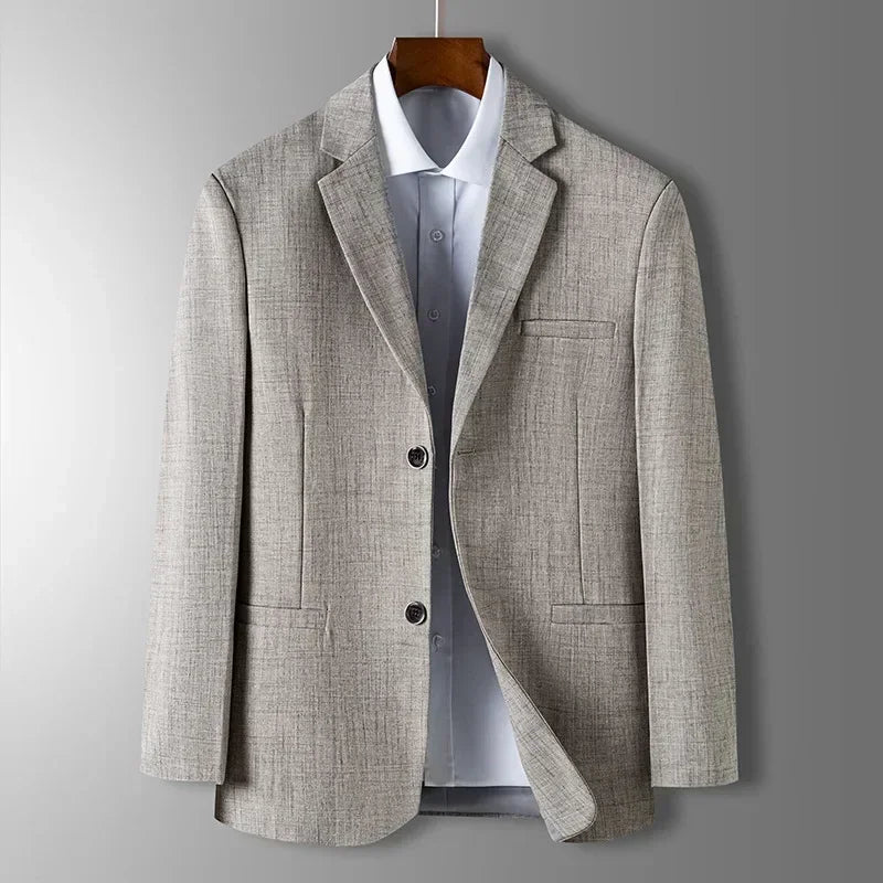 Valerio | Eleganter Herrenblazer in Blau, Grau und Beige