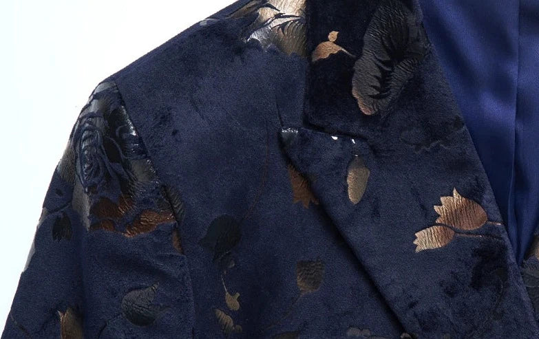 Dylan | Luxuriöser Herren-Blazer mit floralen Mustern