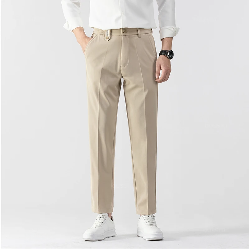 Leon | Premium Beige Herrenhose  Maßgeschneiderter Komfort und zeitloser Stil