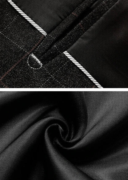 Gianni | Schwarzer Karo-Blazer