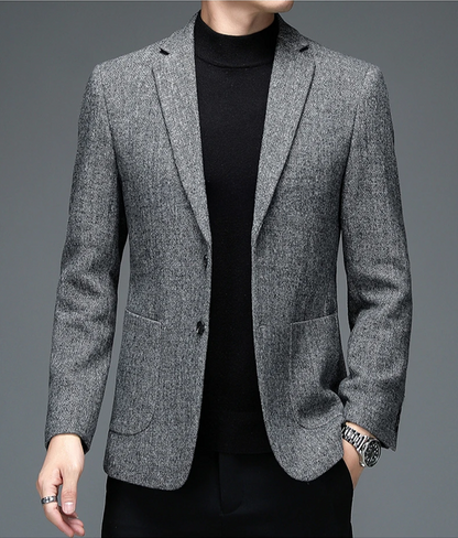 Givano | Eleganter Herrenblazer in Grau