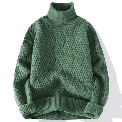 Leonhard | Eleganter Herrenpullover mit Strukturdessin