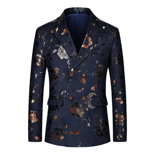 Dylan | Luxuriöser Herren-Blazer mit floralen Mustern