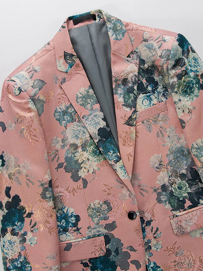Mace | Eleganter Blumen-Blazer für Herren – Der perfekte Statement-Look