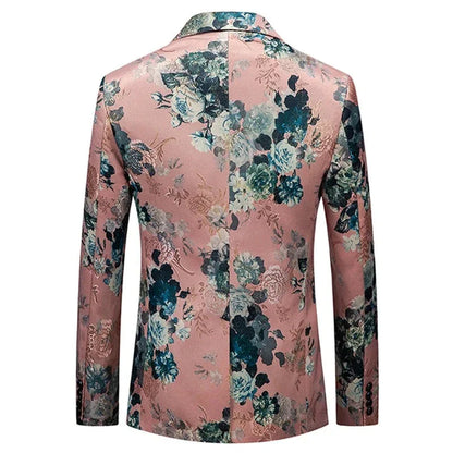 Mace | Eleganter Blumen-Blazer für Herren – Der perfekte Statement-Look