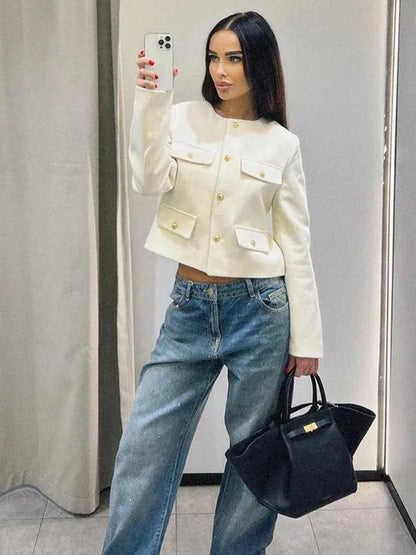 Susie | Klassischer Tweed-Blazer