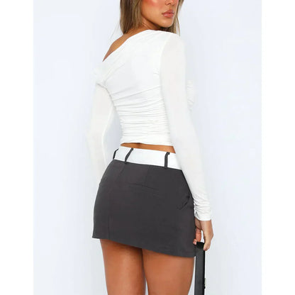 Käthe | Schickes Twisted Long Sleeve Top für Frauen