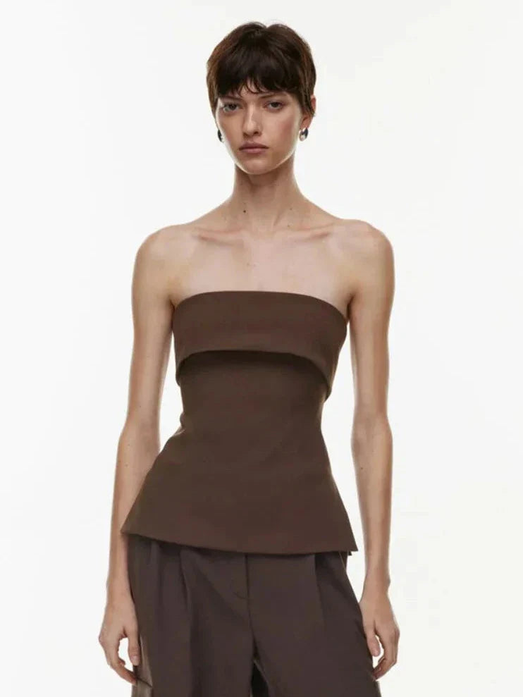 Sophie | Trägerloses Bandeau-Top