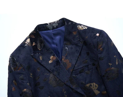 Dylan | Luxuriöser Herren-Blazer mit floralen Mustern