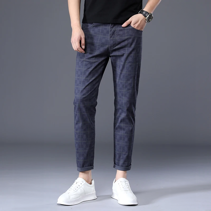 Patrick | Trendy Kariertes Slim Fit Hosen für Herren Freizeit & Stylisch