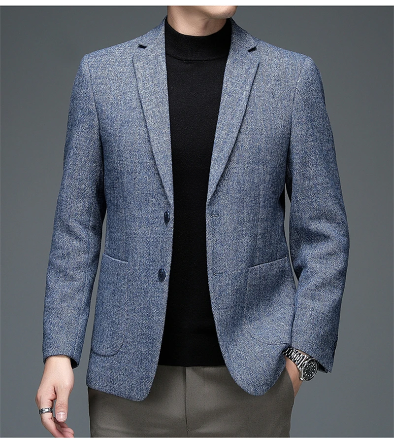 Givano | Eleganter Herrenblazer in Grau