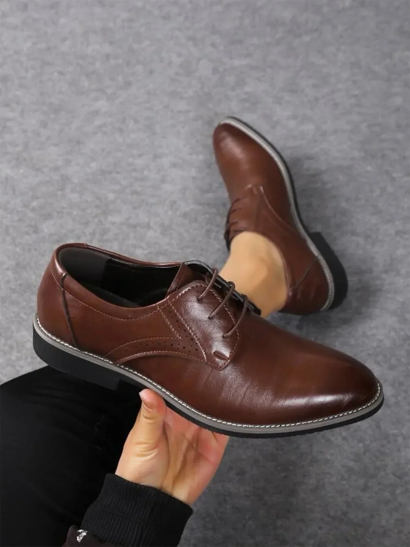 Eleganter Business Schnürschuh für Herren – Stilvoller Komfort für Büro & Freizeit