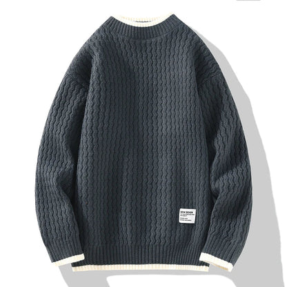 Vincent | Strukturierter Strickpullover für Herren