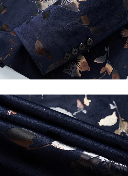 Dylan | Luxuriöser Herren-Blazer mit floralen Mustern