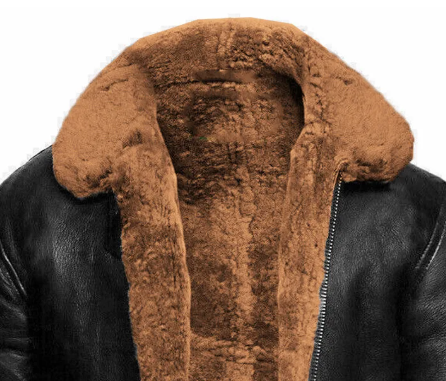 Noah | Luxuriöse Shearling-Lederjacke