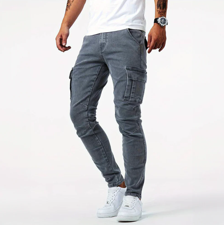 Robin | Stylische Cargo-Skinny-Jeans für Herren