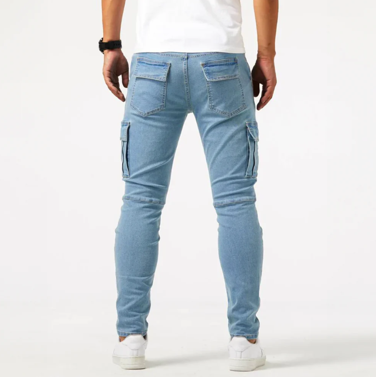 Robin | Stylische Cargo-Skinny-Jeans für Herren